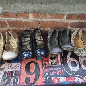 Lot of 4 Ballerina Flats - Dexflex Comfort & Lucky